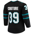 Custom #39 Black SJS Hockey Shirt Top