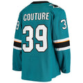 Custom #39 Teal SJS Hockey Shirt Top