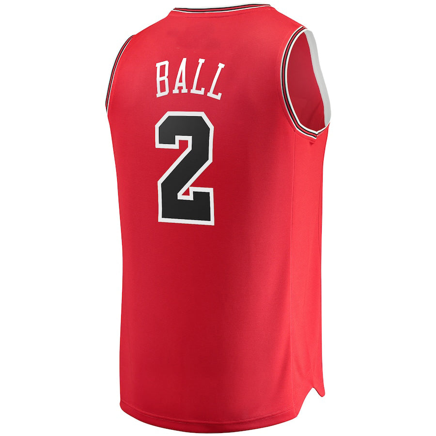 Custom #2 Red 2021 CHI Basketball Shirt Top