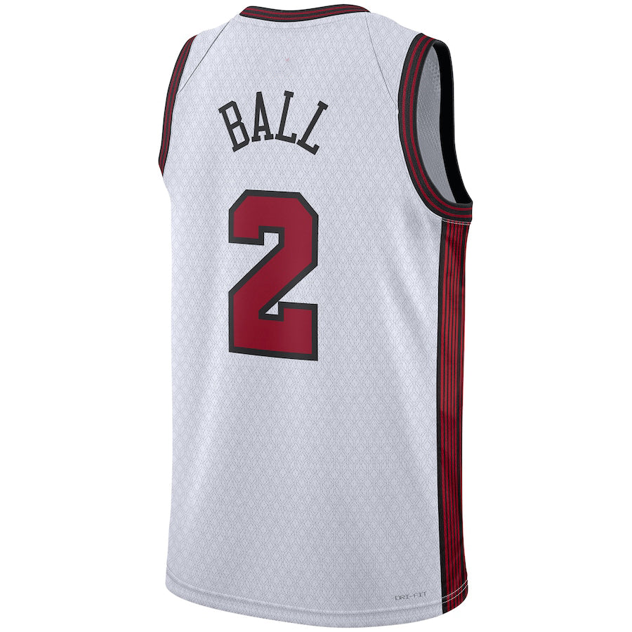 Custom #2 White 2022 CHI Basketball Shirt Top
