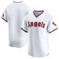 Custom White LAA Baseball Shirt Top