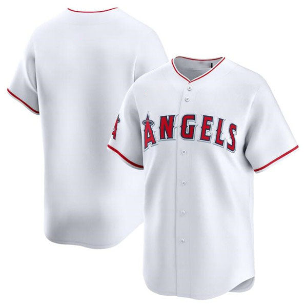 Custom White LAA Baseball Shirt Top