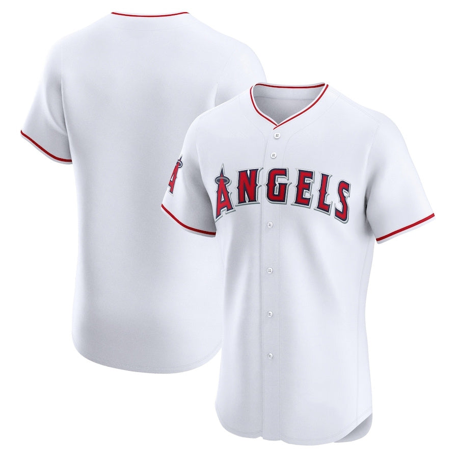 Custom White LAA Baseball Shirt Top