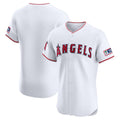 Custom White LAA Baseball Shirt Top