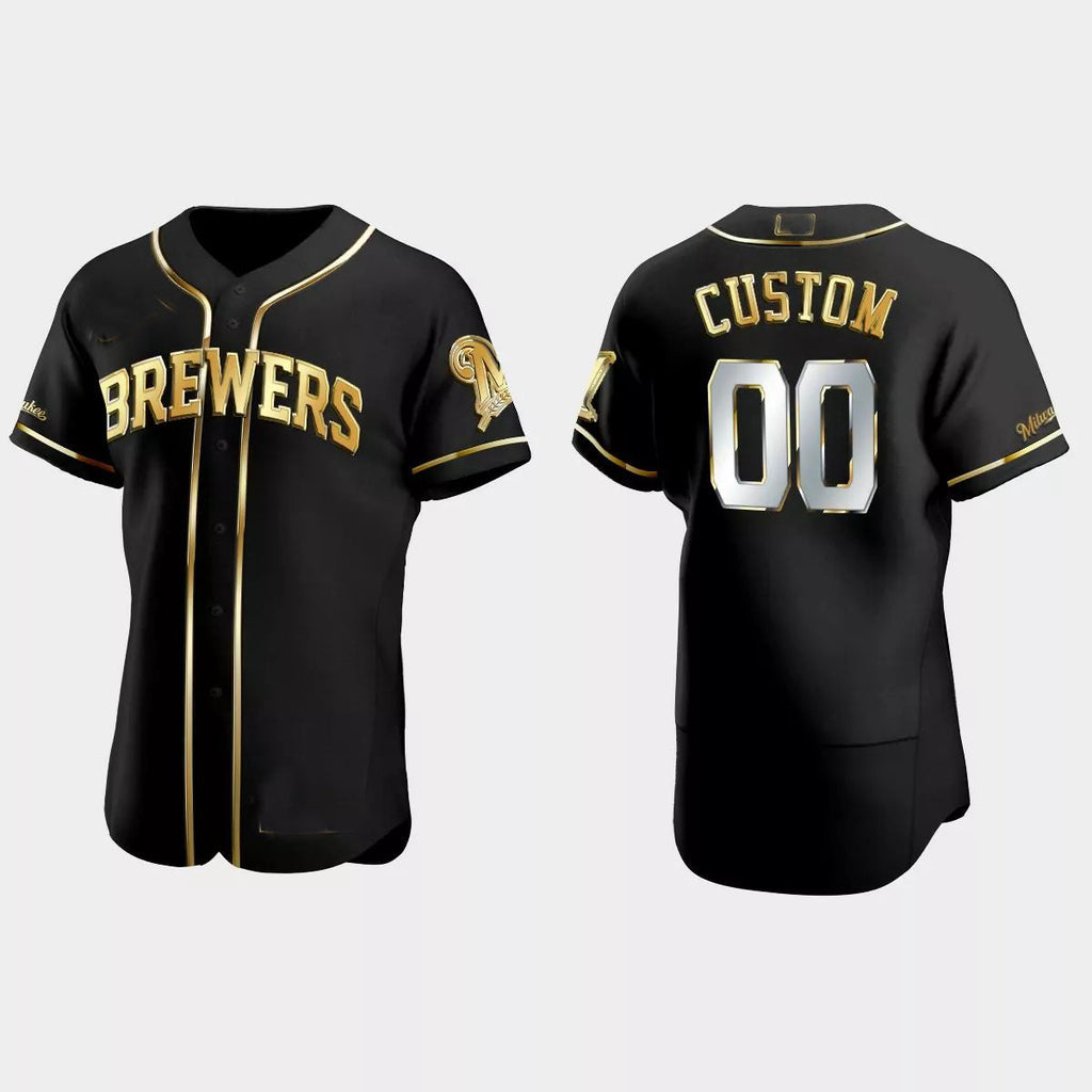 Custom Black LAA Baseball Shirt Top