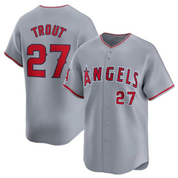 Custom #27 Gray LAA Baseball Shirt Top