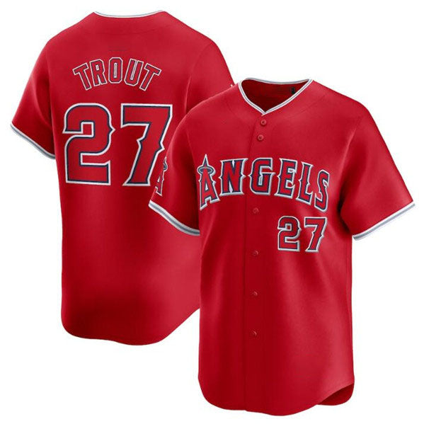Custom #27 Red LAA Baseball Shirt Top