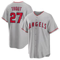 Custom #27 Silver LAA Baseball Shirt Top