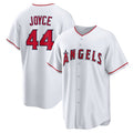 Custom #44 White LAA Baseball Shirt Top