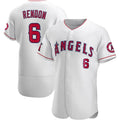 Custom #6 White LAA Baseball Shirt Top