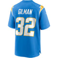 Custom #32 Powder Blue LAC Football Shirt Top