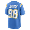 Custom #98 Powder Blue LAC Football Shirt Top