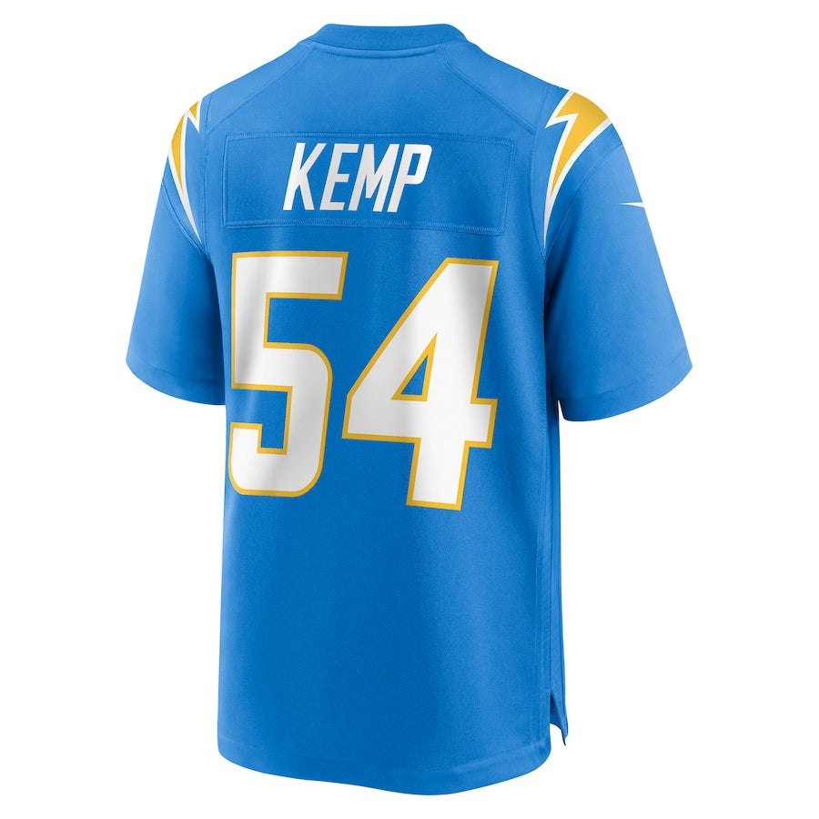 Custom #54 Powder Blue LAC Football Shirt Top