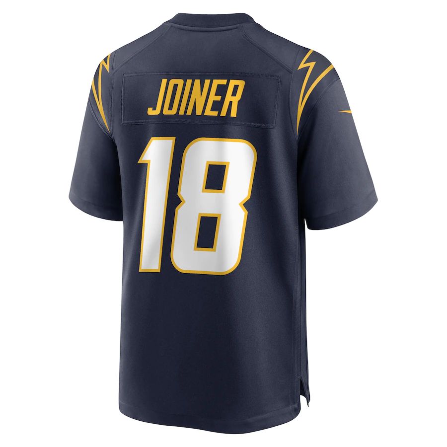 Custom #18 Navy LAC Football Shirt Top