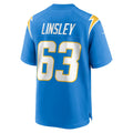 Custom #63 Powder Blue LAC Football Shirt Top