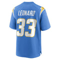 Custom #33 Powder Blue LAC Football Shirt Top
