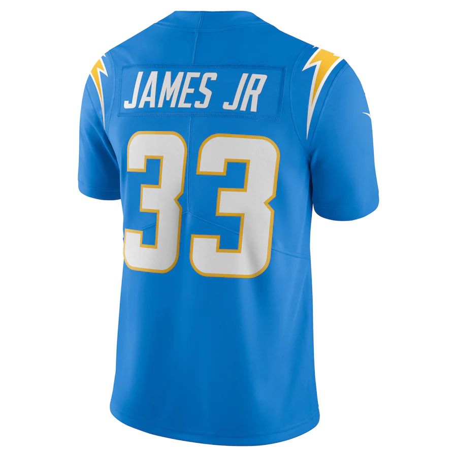 Custom #33 Powder Blue LAC Football Shirt Top