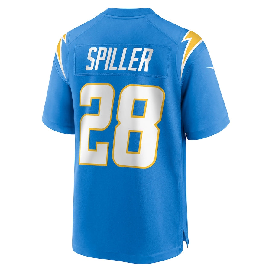 Custom #28 Powder Blue LAC Football Shirt Top