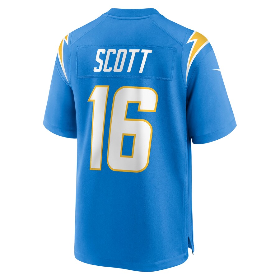 Custom #16 Powder Blue LAC Football Shirt Top