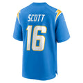 Custom #16 Powder Blue LAC Football Shirt Top
