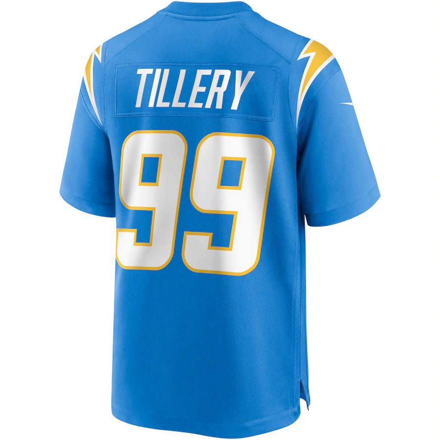 Custom #99 Powder Blue LAC Football Shirt Top