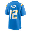 Custom #12 Powder Blue LAC Football Shirt Top
