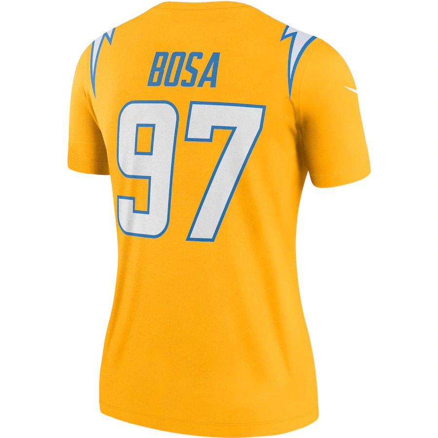 Custom #97 Gold LAC Football Shirt Top