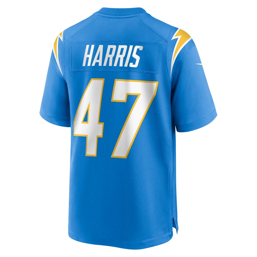 Custom #47 Powder Blue LAC Football Shirt Top