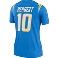 Custom #10 Powder Blue LAC Football Shirt Top