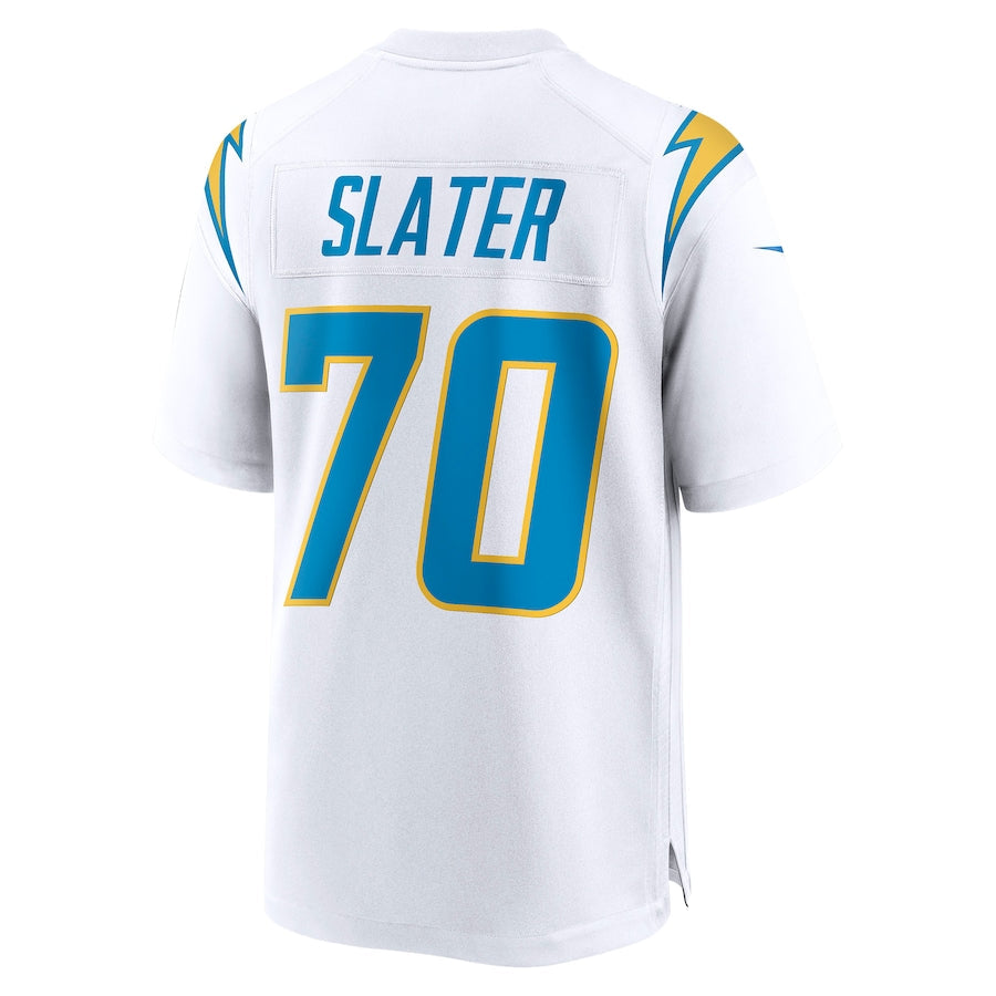 Custom #70 White LAC Football Shirt Top