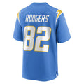 Custom #82 Powder Blue LAC Football Shirt Top