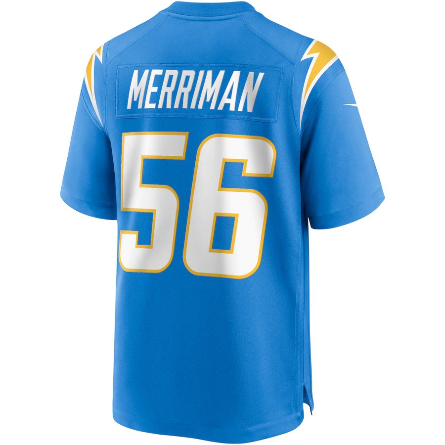 Custom #56 Powder Blue LAC Football Shirt Top