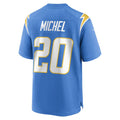 Custom #20 Powder Blue LAC Football Shirt Top