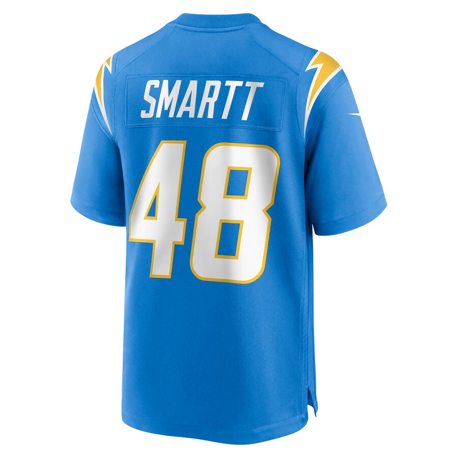 Custom #48 Powder Blue LAC Football Shirt Top