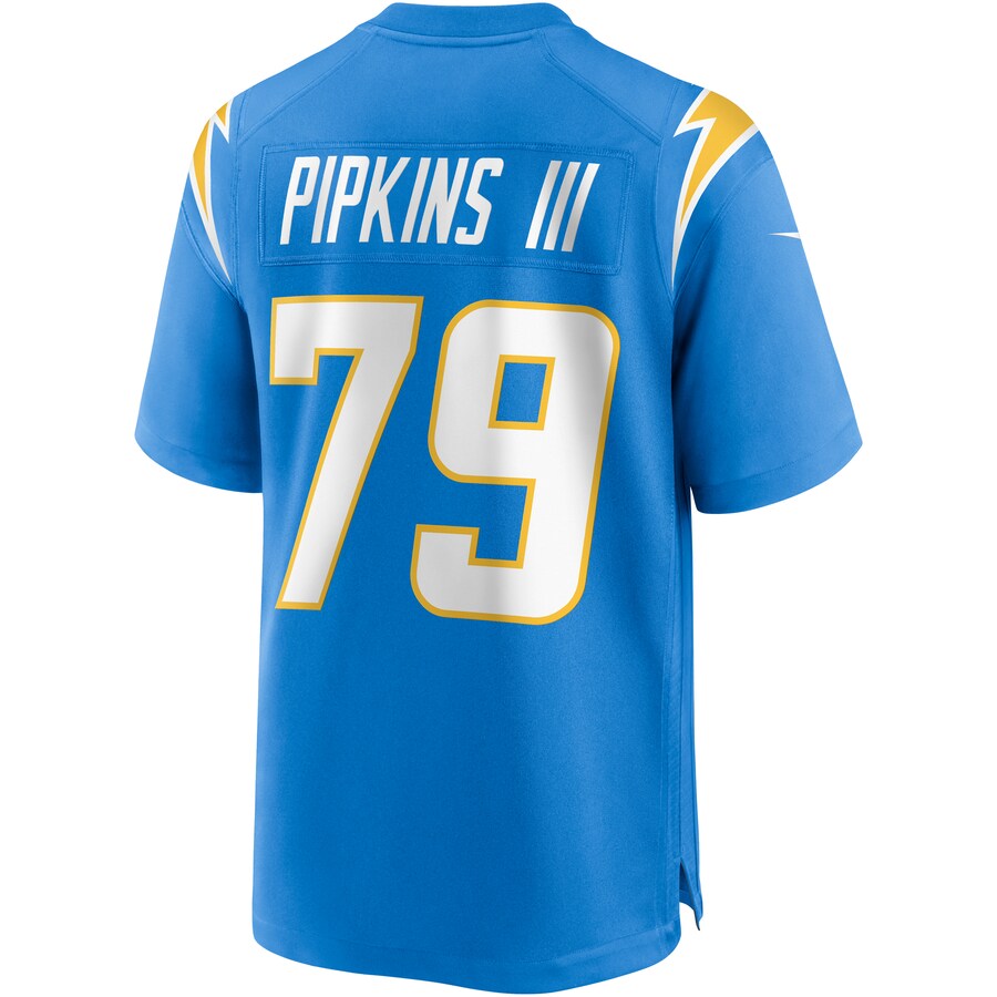 Custom #79 Powder Blue LAC Football Shirt Top