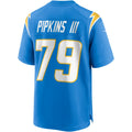 Custom #79 Powder Blue LAC Football Shirt Top
