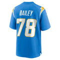 Custom #78 Powder Blue LAC Football Shirt Top