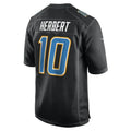 Custom #10 Carbon Black 2024 LAC Football Shirt Top