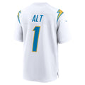 Custom #1 White 2024 LAC Football Shirt Top