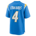 Custom #4 Powder Blue LAC Football Shirt Top