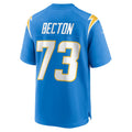 Custom #73 Powder Blue LAC Football Shirt Top