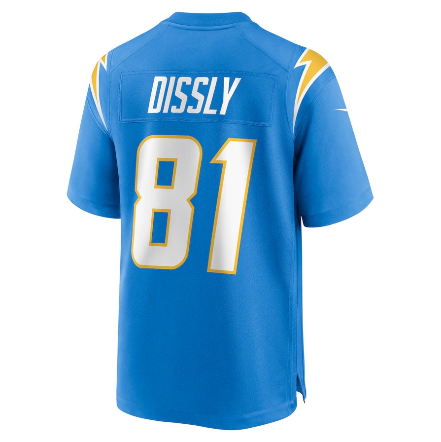 Custom #81 Powder Blue LAC Football Shirt Top