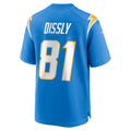 Custom #81 Powder Blue LAC Football Shirt Top