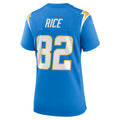 Custom #82 Powder Blue LAC Football Shirt Top