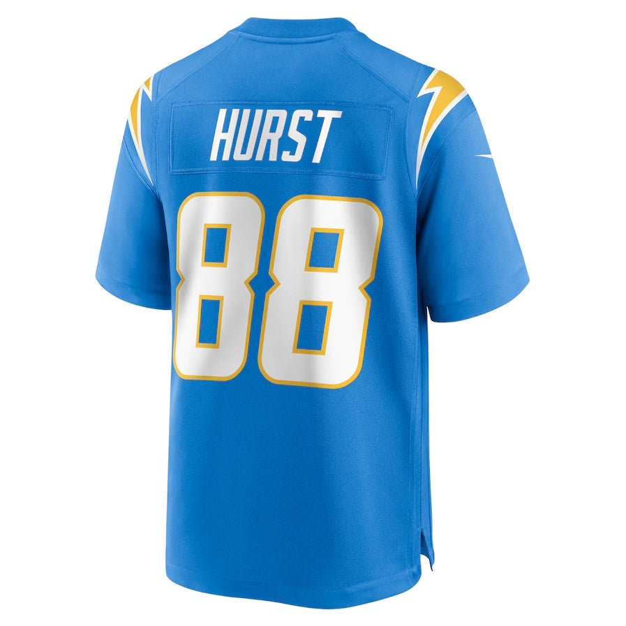Custom #88 Powder Blue LAC Football Shirt Top