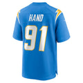 Custom #91 Powder Blue LAC Football Shirt Top
