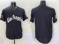 Custom Black 2025 LAD Baseball Shirt Top