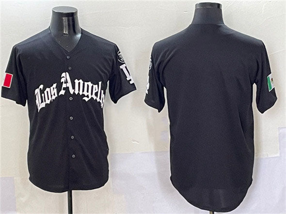 Custom Black 2025 LAD Baseball Shirt Top