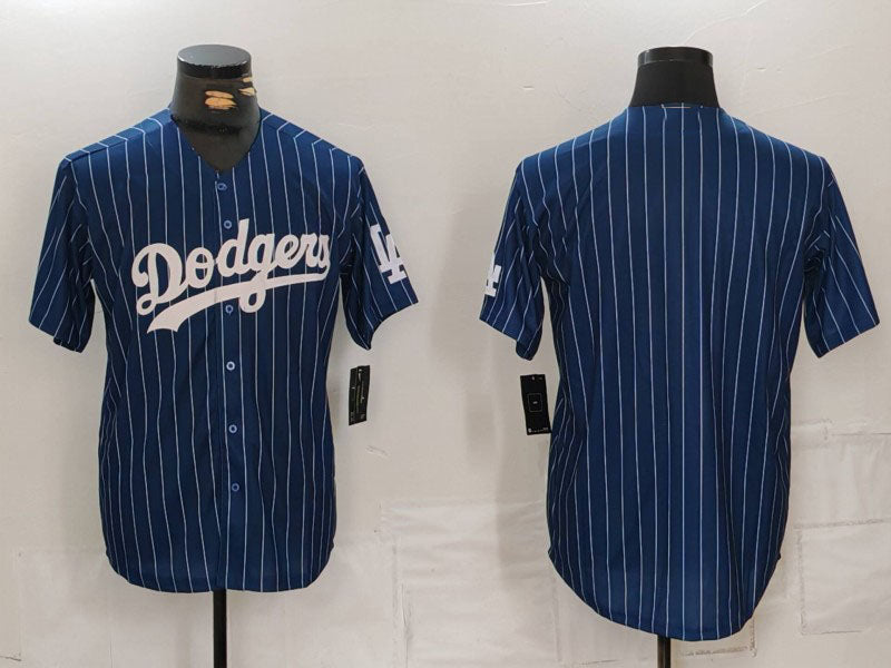 Custom Navy LAD Baseball Shirt Top
