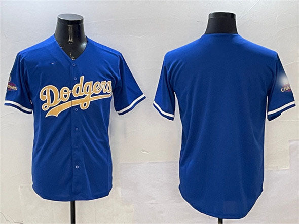 Custom Gold 2025 LAD Baseball Shirt Top